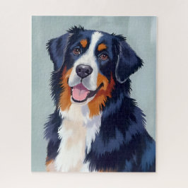 Berner Sennenhund | Wasserfarben-Haustier Puzzle