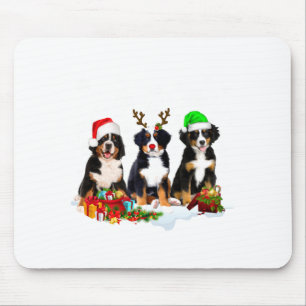 Berner Sennenhund Weihnachten Süß Vollbilddruck  Mousepad
