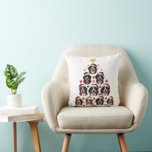 Berner Sennenhund Weihnachtsbaum, Xmas Berner Kissen