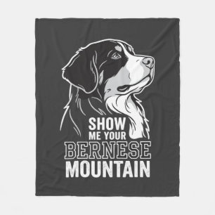 Berner Sennenhund Zeig mir deinen Fleecedecke