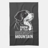 Berner Sennenhund Zeig mir deinen Geschirrtuch (Vertikal)