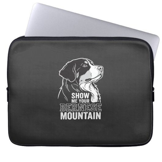 Berner Sennenhund Zeig mir deinen Laptopschutzhülle (Vorderseite)