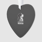 Berner Sennenhund Zeig mir deinen Ornament (Vorderseite)