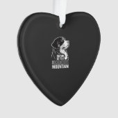 Berner Sennenhund Zeig mir deinen Ornament (Vorderseite)