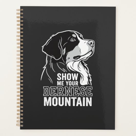 Berner Sennenhund Zeig mir deinen Planer (Vorderseite)