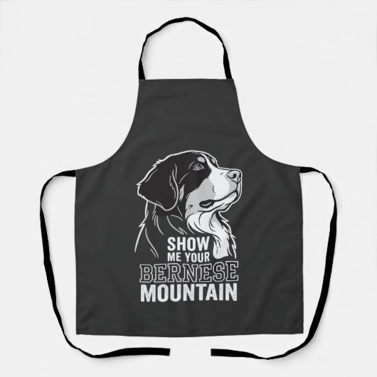 Berner Sennenhund Zeig mir deinen Schürze (Vorderseite)