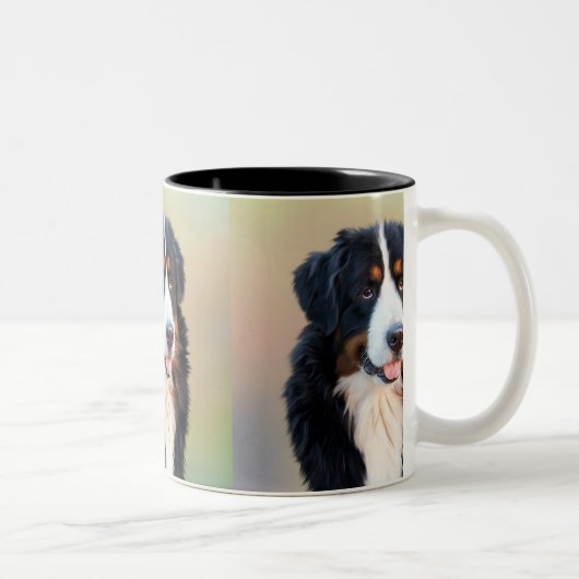 Berner Sennenhund Zweifarbige Tasse (Rechts)