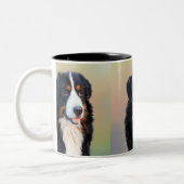 Berner Sennenhund Zweifarbige Tasse (Links)