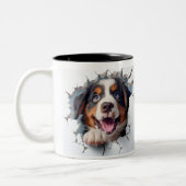 Berner Sennenhund Zweifarbige Tasse (Links)