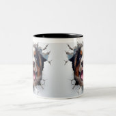 Berner Sennenhund Zweifarbige Tasse (Mittel)