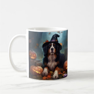 Berner Sennenhunde-Kürbisse Halloween Gruselig Kaffeetasse