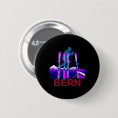 Berner Skifahren und Snowboarden Retro 90er Berner Button (Vorne & Hinten)