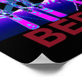 Berner Skifahren und Snowboarden Retro 90er Berner Poster (Ecke)