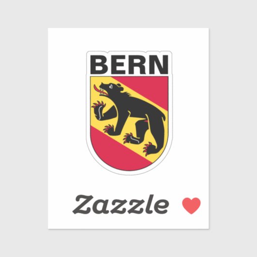 Berner Wappen, SCHWEIZ Aufkleber (Blatt)