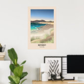 Berneray Schottland Reiseplakat Poster (Heimbüro)