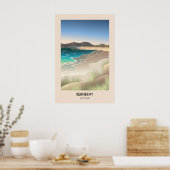 Berneray Schottland Reiseplakat Poster (Küche)