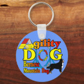 Bernese Agility Gifts Schlüsselanhänger (Vorderseite)