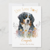 Bernese Dog Adoption, Gotcha Day Karte (Vorderseite)