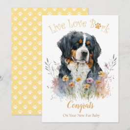 Bernese Dog Adoption, Gotcha Day Karte