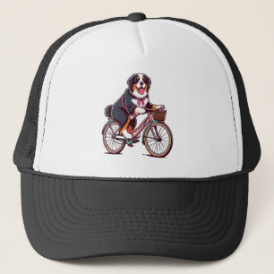 Bernese Dog Biker, Bernese Cruiser Bike Adventure Truckerkappe