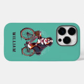 Bernese Dog Biker, Bike-Abenteuer Case-Mate iPhone Hülle (Rückseite (Horizontal))