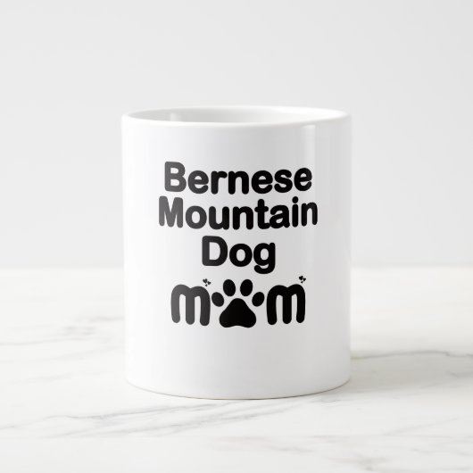 Bernese Dog Mama, Bernese Mama, Berner Dog Mama Jumbo-Tasse (Vorderseite)