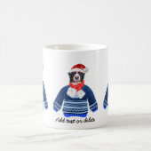 Bernese Dog Weg Ugly Sweater Xmas Hund Lover Kaffeetasse (Mittel)