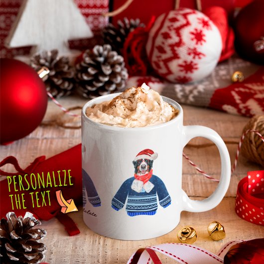 Bernese Dog Weg Ugly Sweater Xmas Hund Lover Kaffeetasse