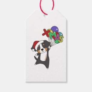 Bernese Frory Christmas Happy Christmas Hunde Geschenkanhänger