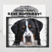 Bernese Gebirgshund Einladung (Vorne/Hinten)