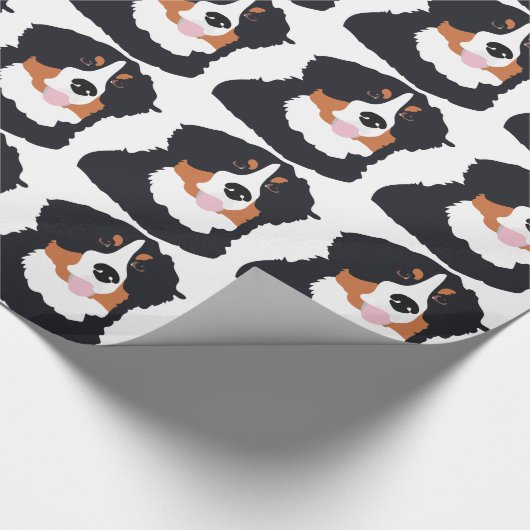 Bernese Gebirgshund Geschenkpapier (Ecke)