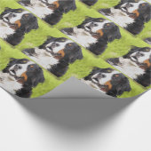 Bernese Gebirgshund Geschenkpapier (Ecke)