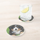 Bernese Gebirgshund Getränkeuntersetzer (Seite)