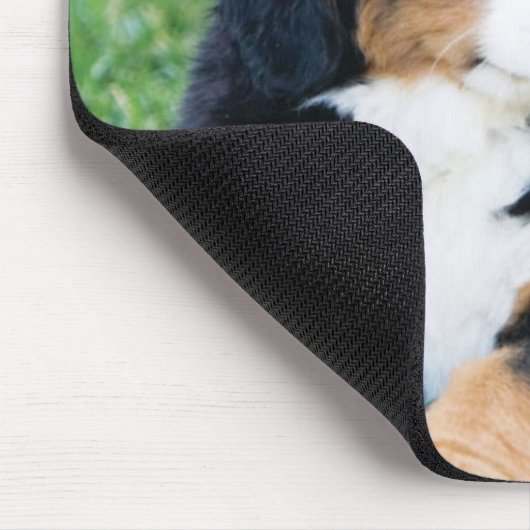 Bernese Gebirgshund Mousepad (Ecke)
