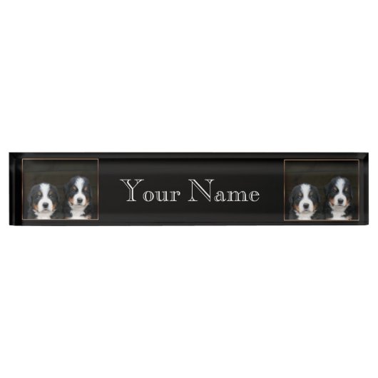 Bernese Gebirgshund Namensplakette (Vorderseite)