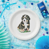 Bernese Gebirgshund Pappteller (Party)