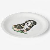 Bernese Gebirgshund Pappteller (Schrägansicht)