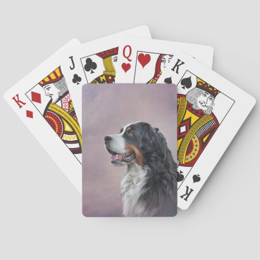 Bernese Gebirgshund Spielkarten (Rückseite)