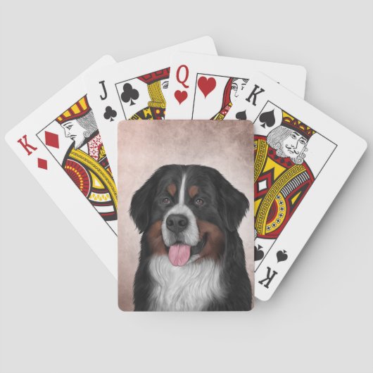Bernese Gebirgshund Spielkarten (Rückseite)