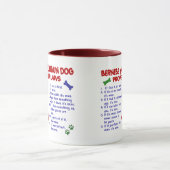 BERNESE GEBIRGShundeigentums-Gesetze 2 Tasse (Zentrum)