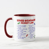 BERNESE GEBIRGShundeigentums-Gesetze 2 Tasse (Links)