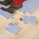 Bernese GebirgshundeJowly Feiertag Puzzle (Seite)