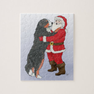 Bernese GebirgshundeJowly Feiertag Puzzle
