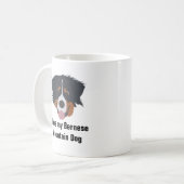 Bernese Gebirgshundekaffee-Tasse - Bernese Hund Kaffeetasse (Vorderseite Links)