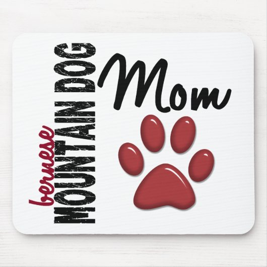 Bernese GebirgshundeMama 2 Mousepad (Vorne)