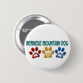 BERNESE GEBIRGShundeMama Tatzen-Druck Button (Vorne & Hinten)