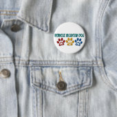 BERNESE GEBIRGShundeMama Tatzen-Druck Button (Beispiel)
