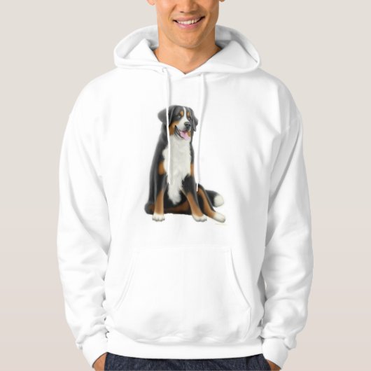 Bernese Gebirgshundemit kapuze Sweatshirt (Vorderseite)