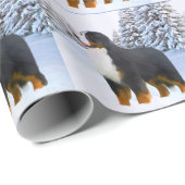 Bernese GebirgshundePackpapier Geschenkpapier (Rolleneckpunkt)