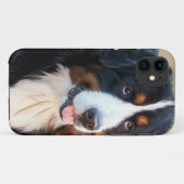 Bernese Gebirgshundeporträt Case-Mate iPhone Hülle (Rückseite (Horizontal))